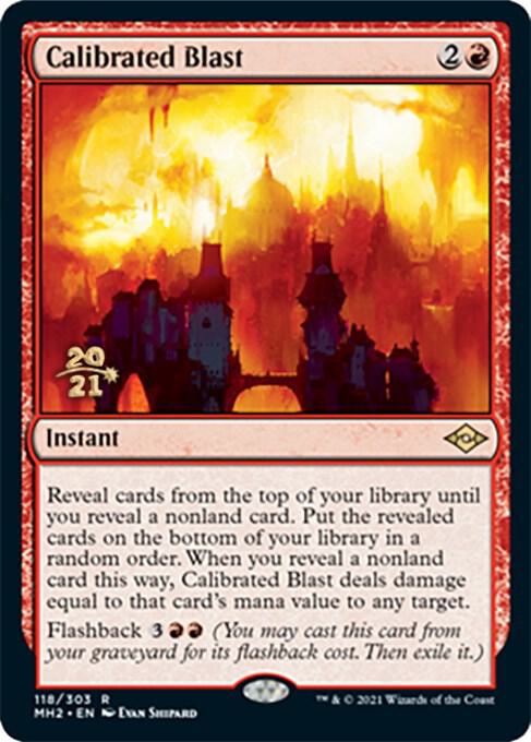 Calibrated Blast [Prerelease Cards] 118