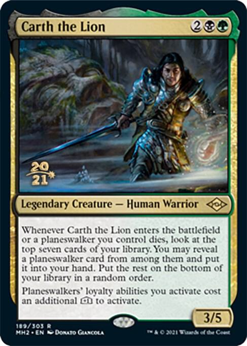 Carth the Lion [Prerelease Cards] 189