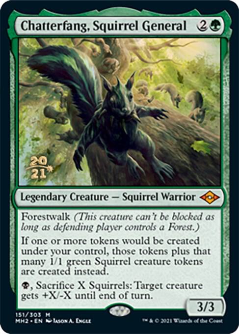 Chatterfang, Squirrel General [Prerelease Cards] 151