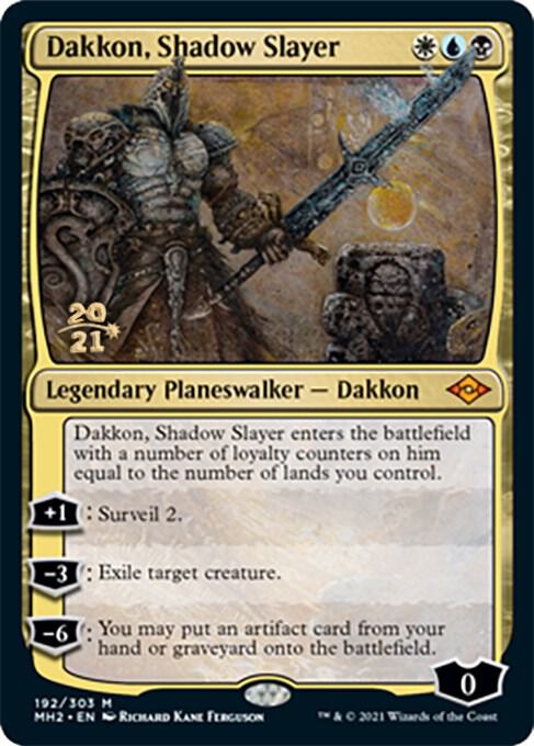 Dakkon, Shadow Slayer [Prerelease Cards] 192