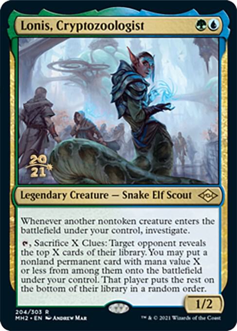 Lonis, Cryptozoologist [Prerelease Cards] 204