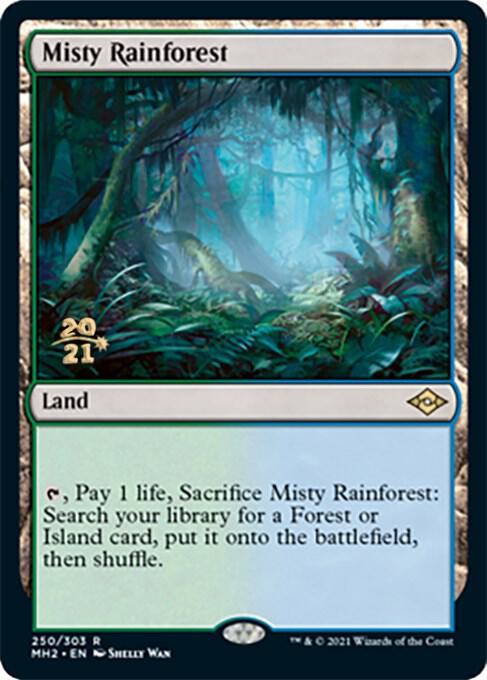 Misty Rainforest [Prerelease Cards] 250