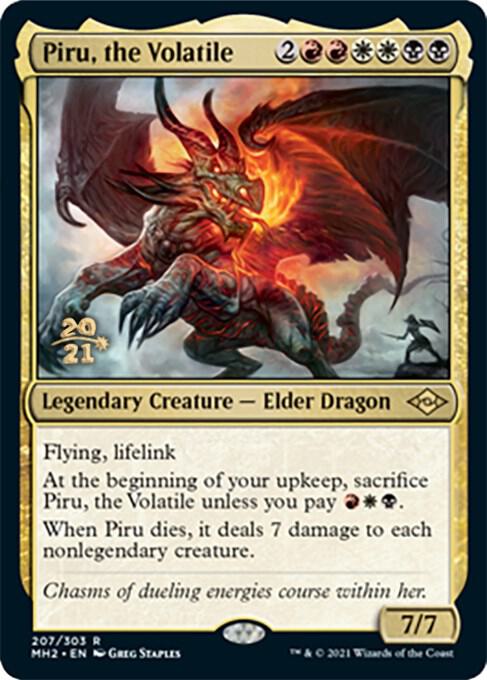 Piru, the Volatile [Prerelease Cards] 207