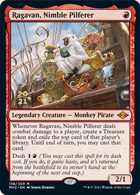 Ragavan, Nimble Pilferer [Prerelease Cards] 138