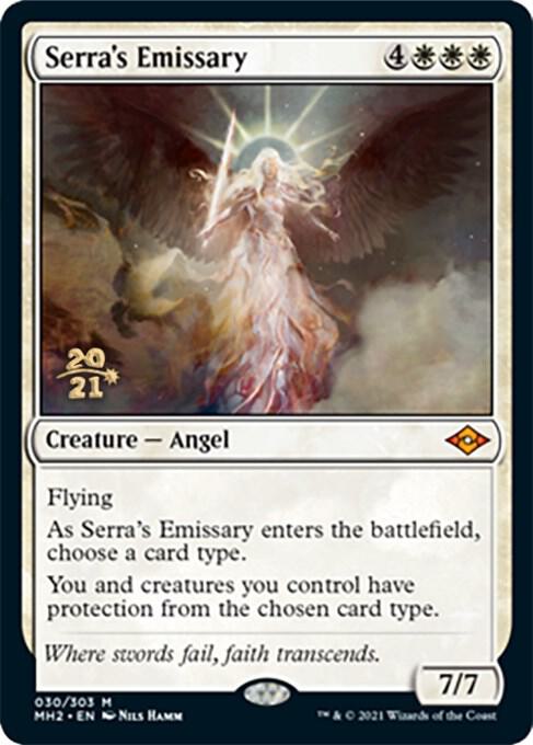 Serra's Emissary [Prerelease Cards] 30