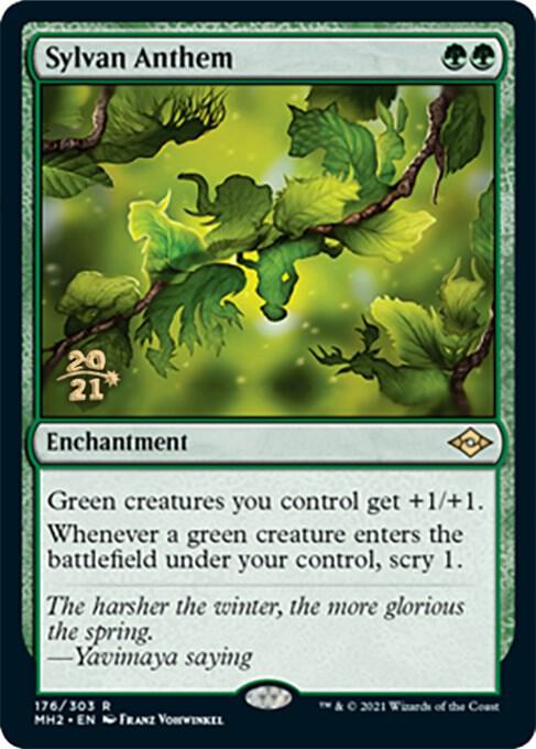 Sylvan Anthem [Prerelease Cards] 176