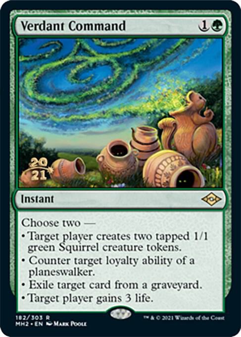 Verdant Command [Prerelease Cards] 182