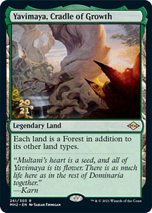 Yavimaya, Cradle of Growth [Prerelease Cards] 261