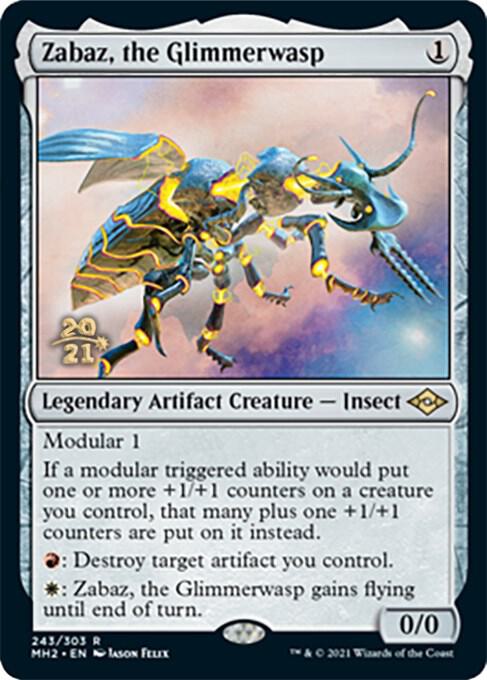 Zabaz, the Glimmerwasp [Prerelease Cards] 243