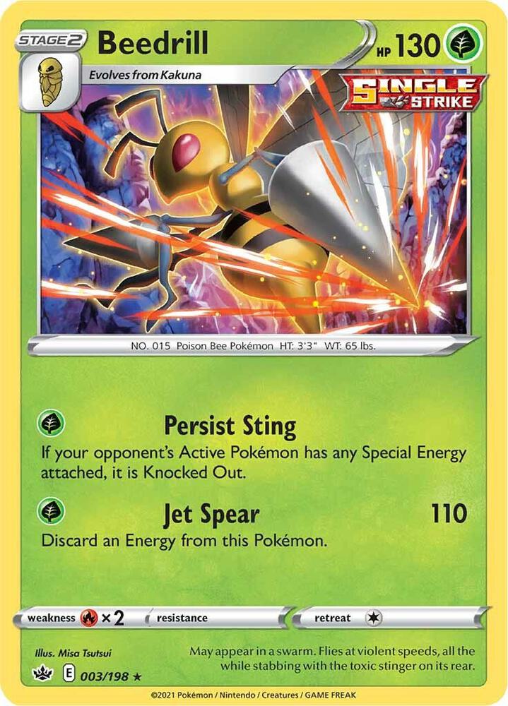 Beedrill [SWSH06: Chilling Reign] 003/198