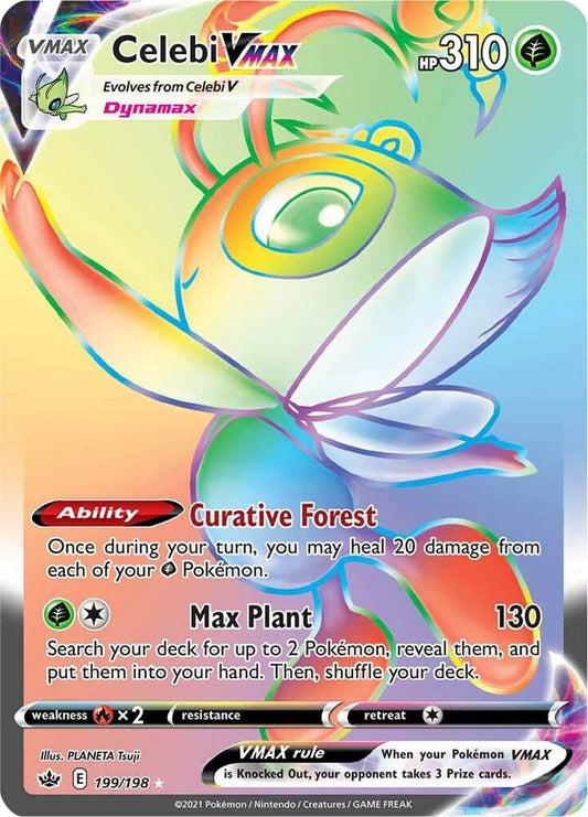 Celebi VMAX (Secret) [SWSH06: Chilling Reign] 199/198