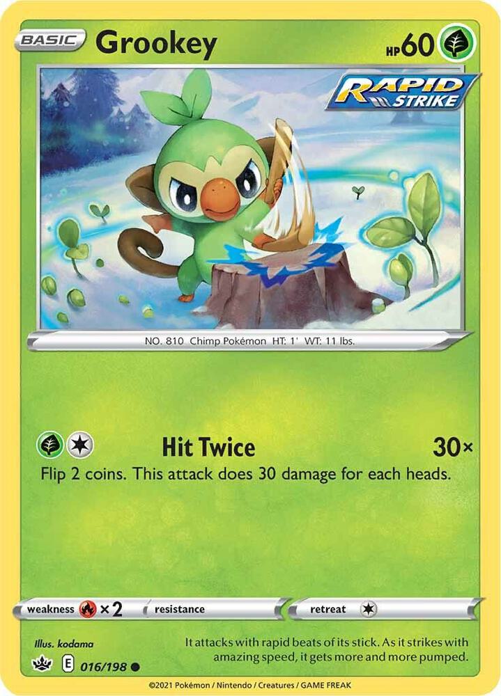 Grookey [SWSH06: Chilling Reign] 016/198