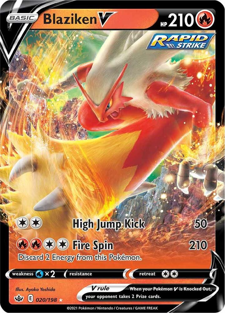 Blaziken V [SWSH06: Chilling Reign] 020/198