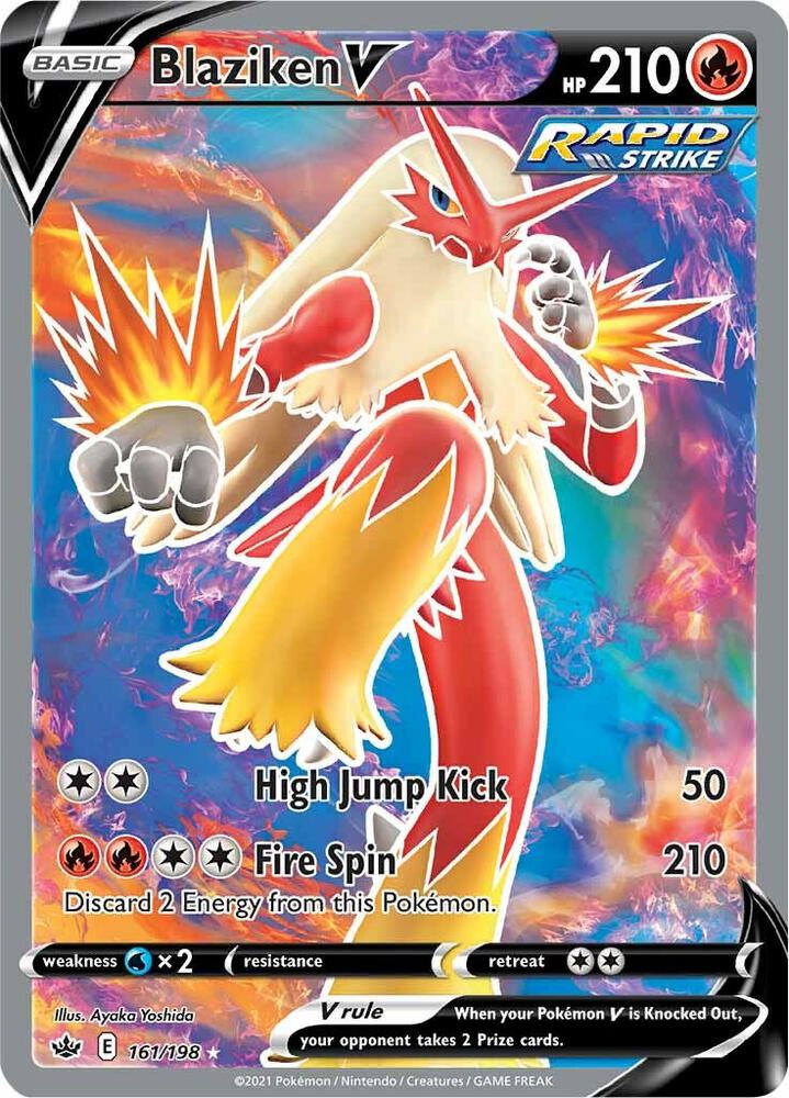 Blaziken V (Full Art) [SWSH06: Chilling Reign] 161/198