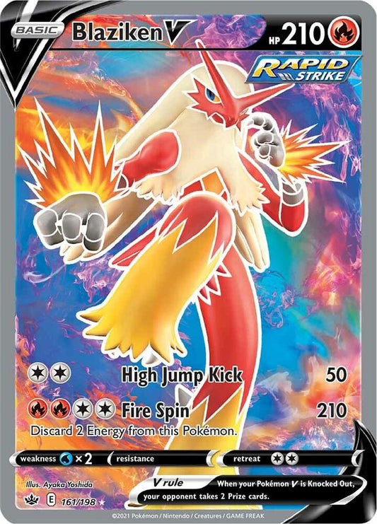 Blaziken V (Full Art) [SWSH06: Chilling Reign] 161/198