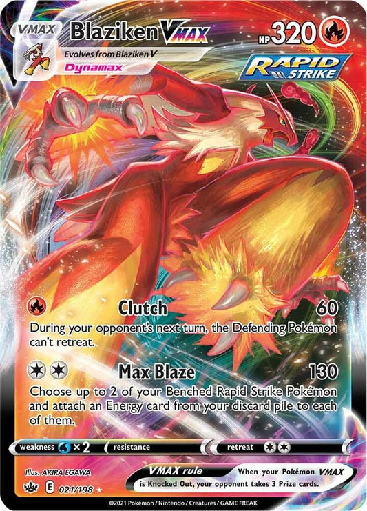 Blaziken VMAX [SWSH06: Chilling Reign] 021/198
