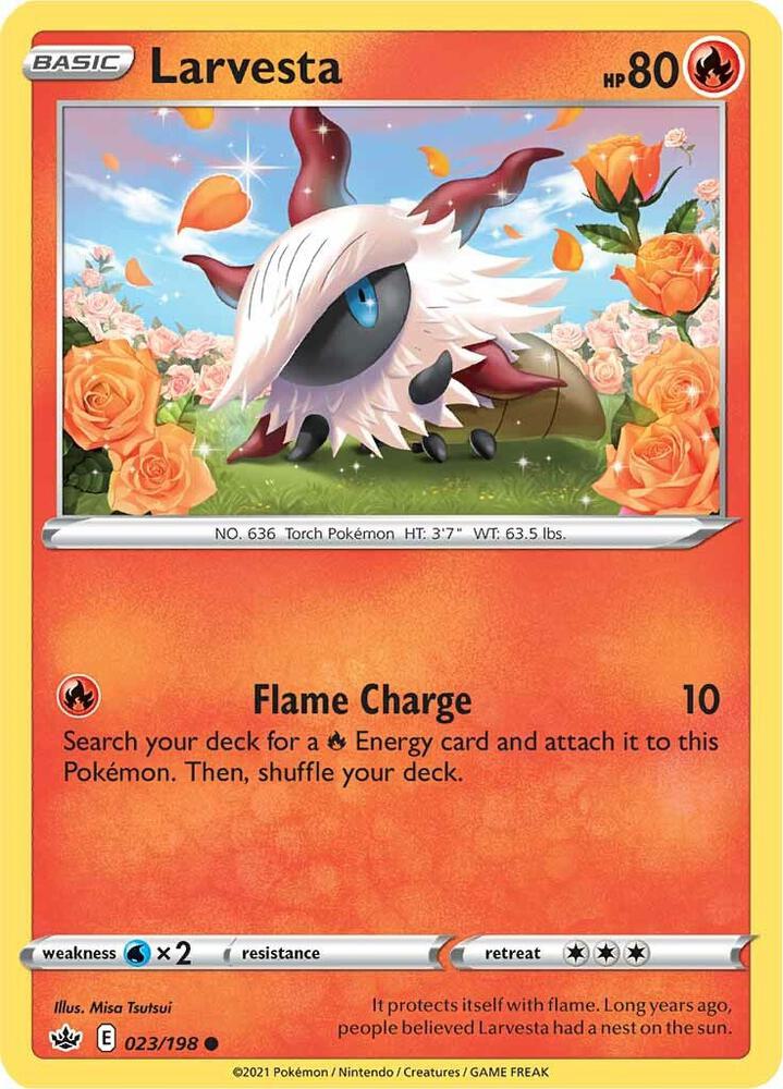 Larvesta [SWSH06: Chilling Reign] 023/198