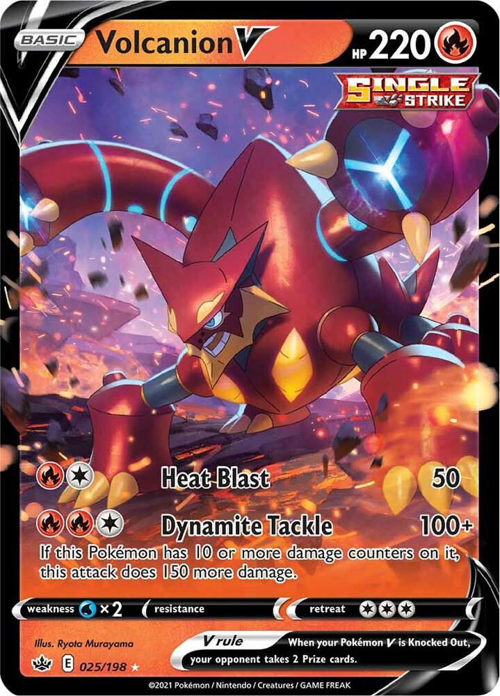 Volcanion V [SWSH06: Chilling Reign] 025/198