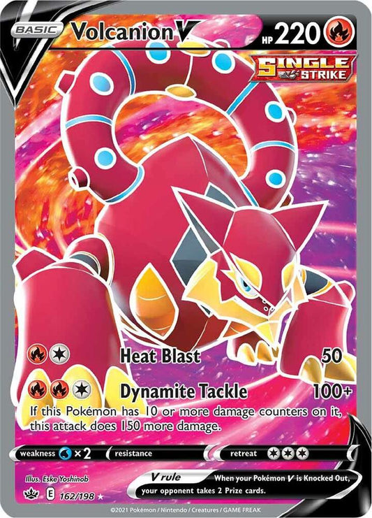 Volcanion V (Full Art) [SWSH06: Chilling Reign] 162/198