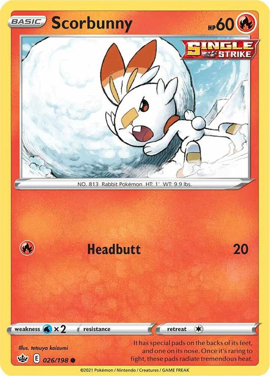Scorbunny [SWSH06: Chilling Reign] 026/198