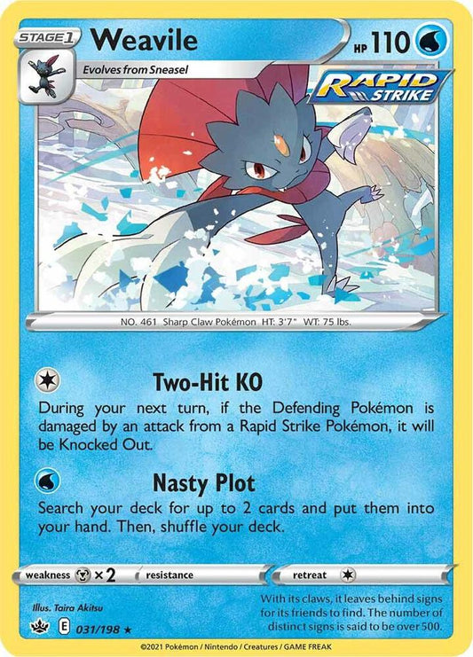 Weavile [SWSH06: Chilling Reign] 031/198