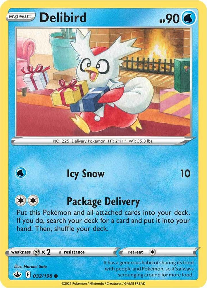 Delibird [SWSH06: Chilling Reign] 032/198