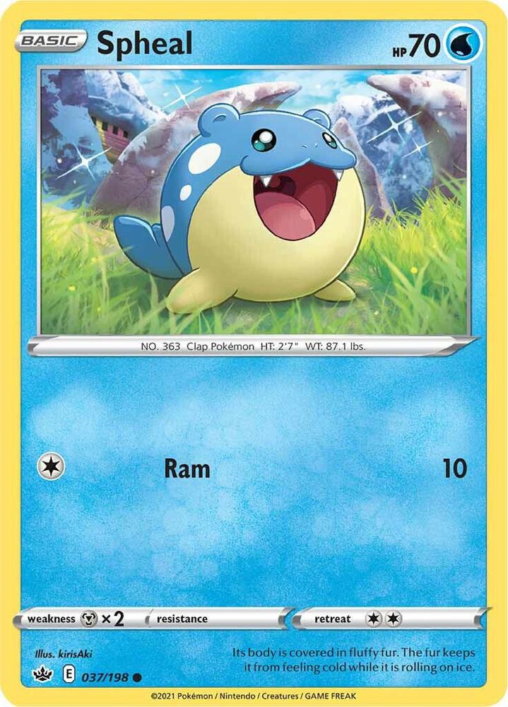 Spheal [SWSH06: Chilling Reign] 037/198