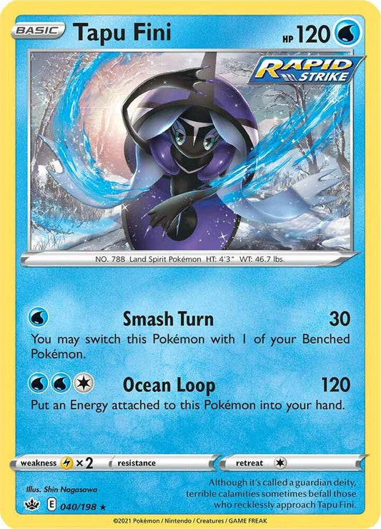 Tapu Fini [SWSH06: Chilling Reign] 040/198