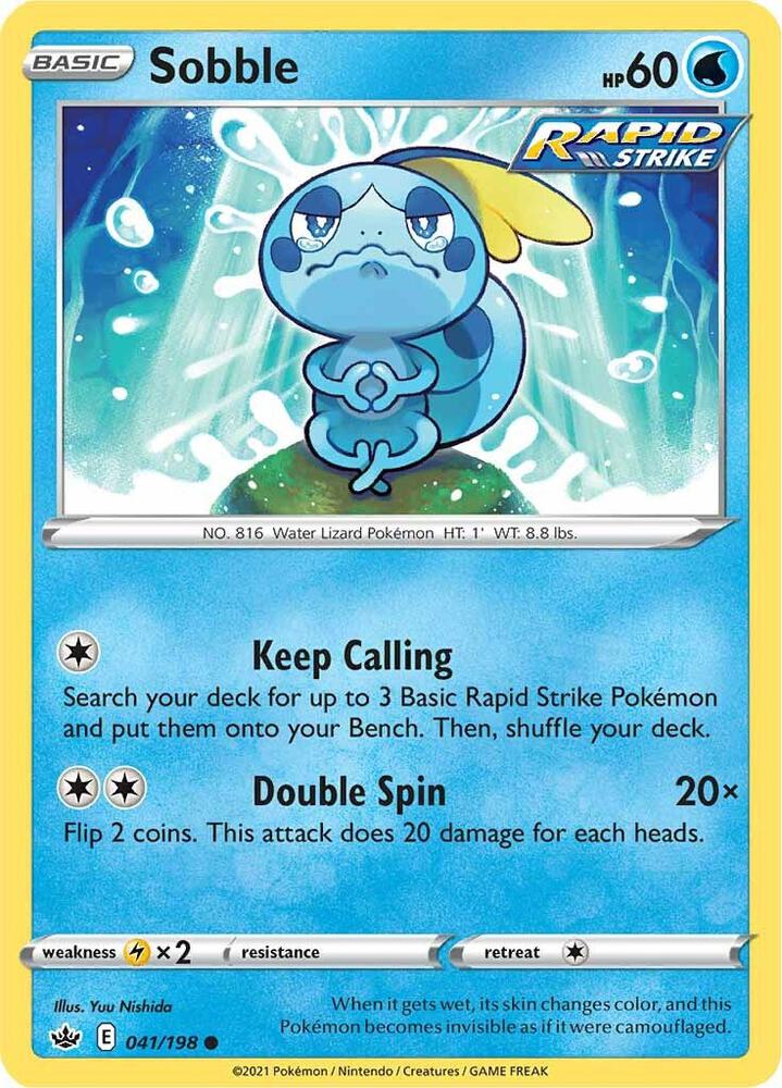 Sobble [SWSH06: Chilling Reign] 041/198