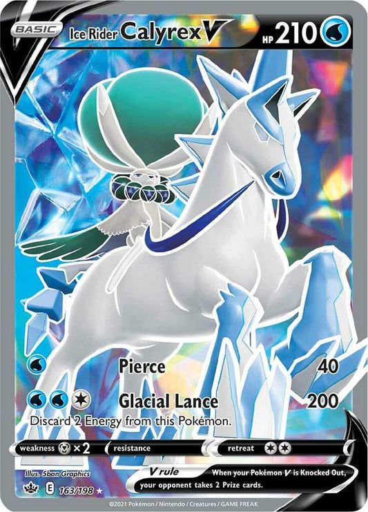 Ice Rider Calyrex V (Full Art) [SWSH06: Chilling Reign] 163/198