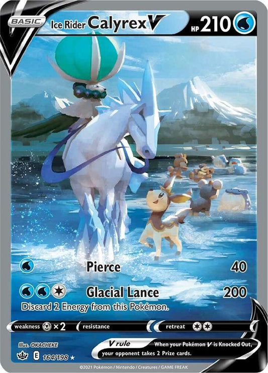 Ice Rider Calyrex V (Alternate Full Art) [SWSH06: Chilling Reign] 164/198