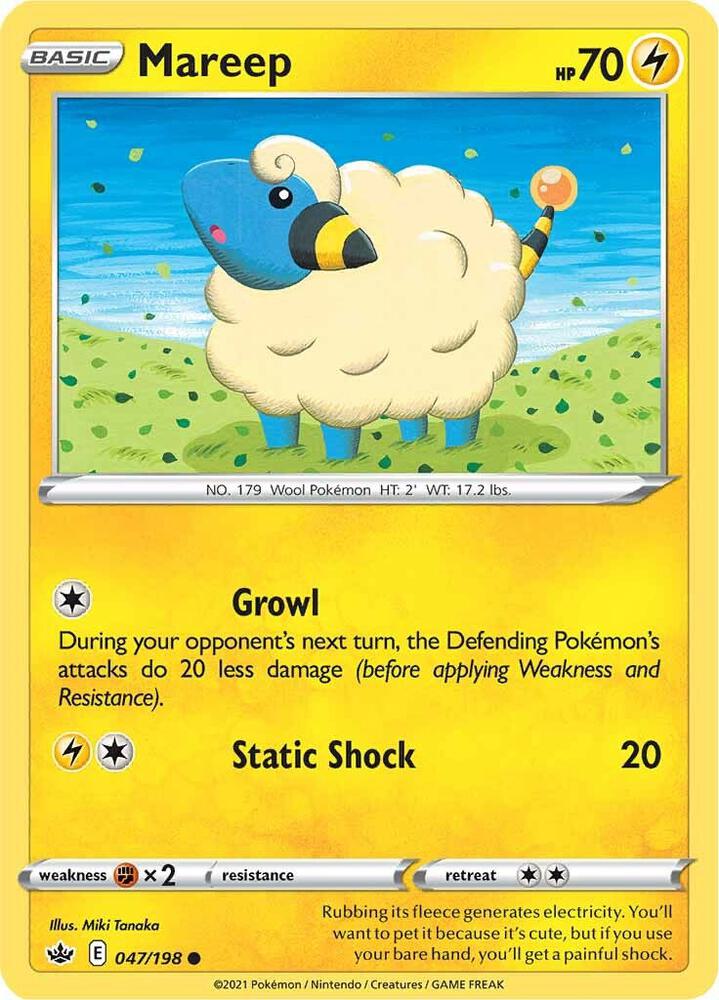 Mareep [SWSH06: Chilling Reign] 047/198