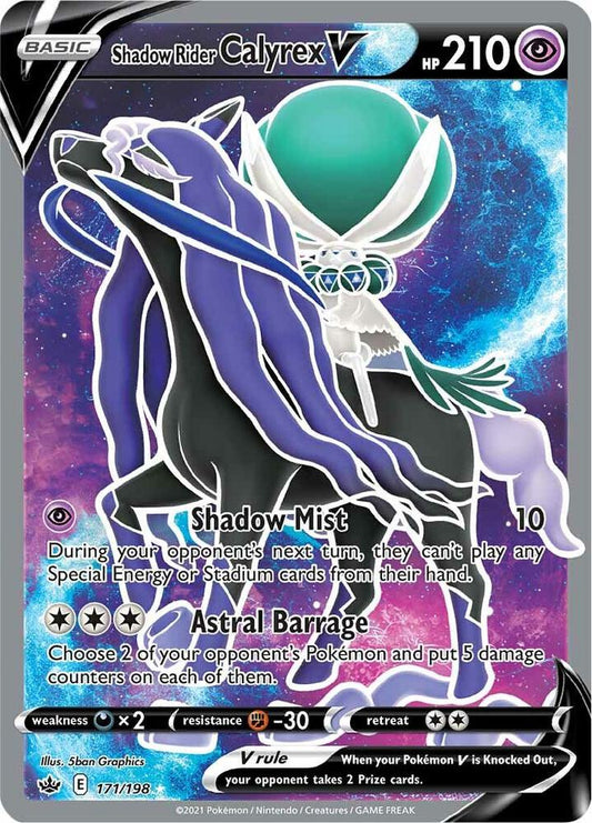 Shadow Rider Calyrex V (Full Art) [SWSH06: Chilling Reign] 171/198