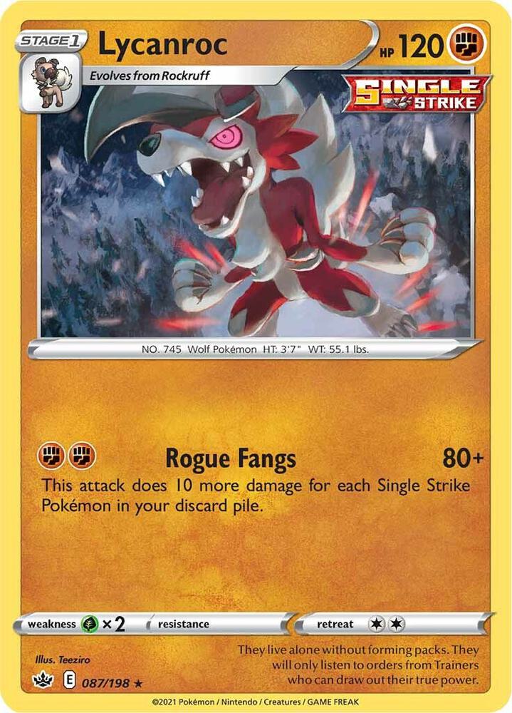 Lycanroc [SWSH06: Chilling Reign] 087/198