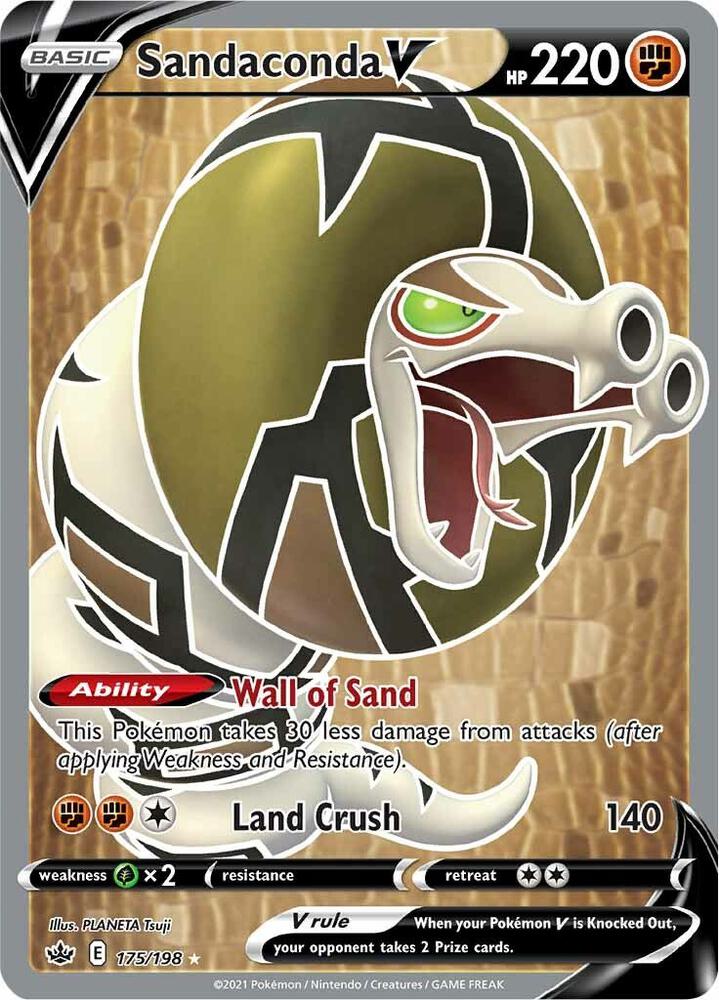 Sandaconda V (Full Art) [SWSH06: Chilling Reign] 175/198