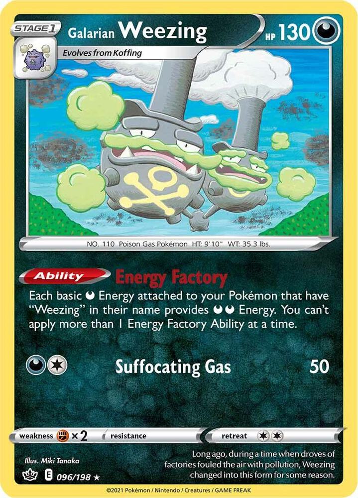 Galarian Weezing [SWSH06: Chilling Reign] 096/198