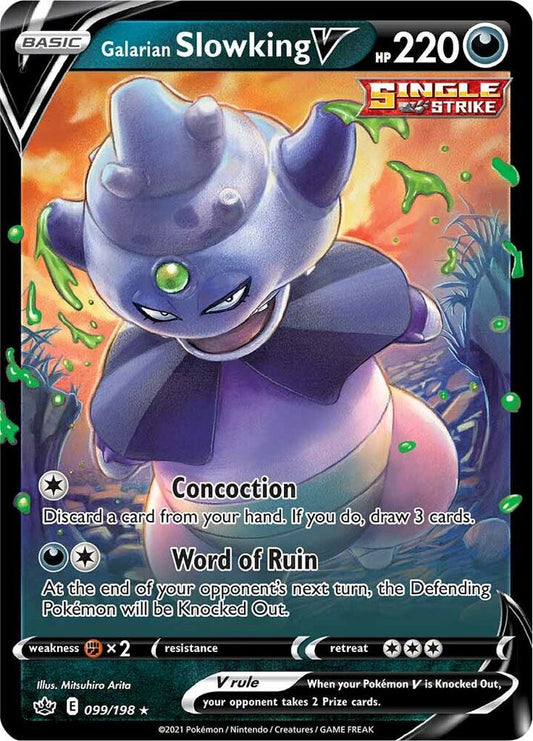 Galarian Slowking V [SWSH06: Chilling Reign] 099/198