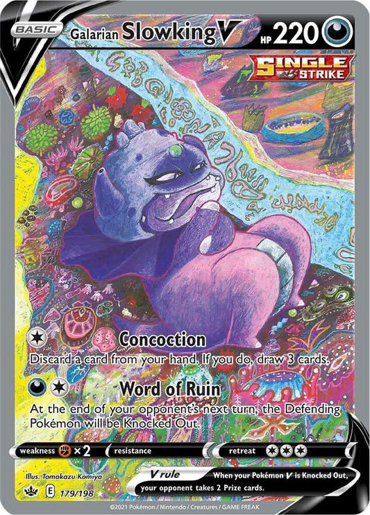 Galarian Slowking V (Alternate Full Art) [SWSH06: Chilling Reign] 179/198