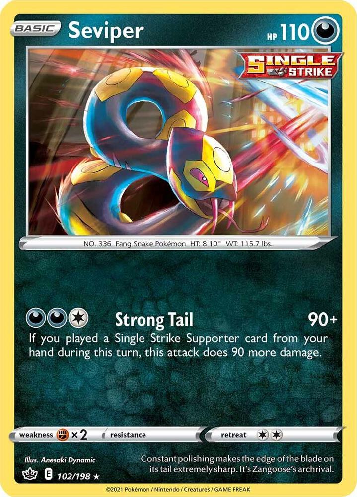 Seviper [SWSH06: Chilling Reign] 102/198