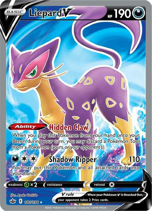 Liepard V (Full Art) [SWSH06: Chilling Reign] 180/198