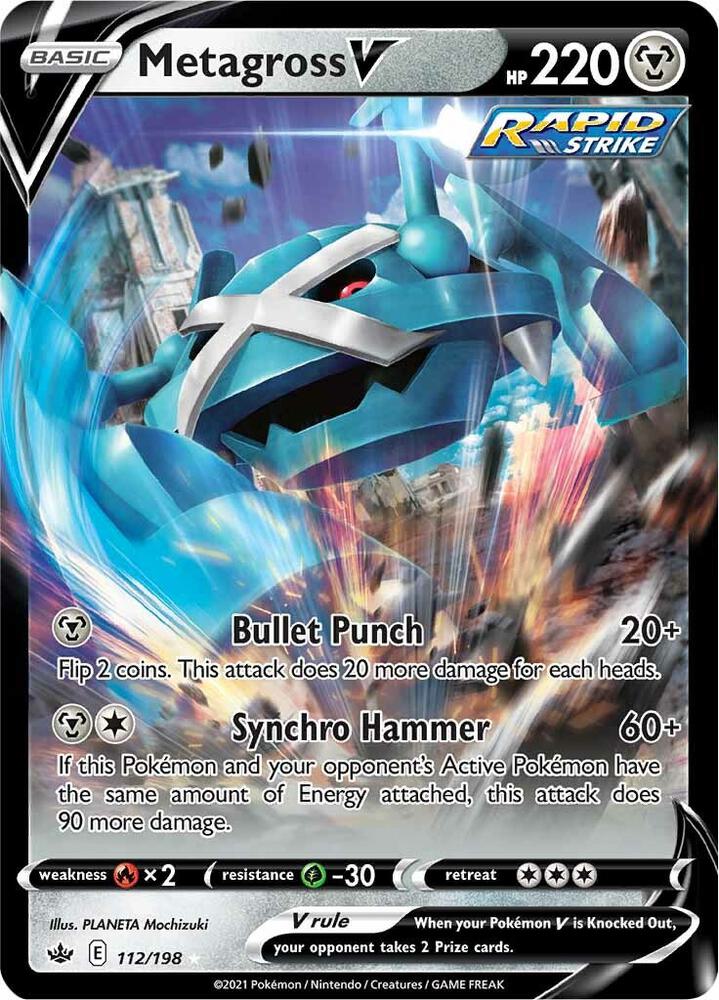 Metagross V [SWSH06: Chilling Reign] 112/198