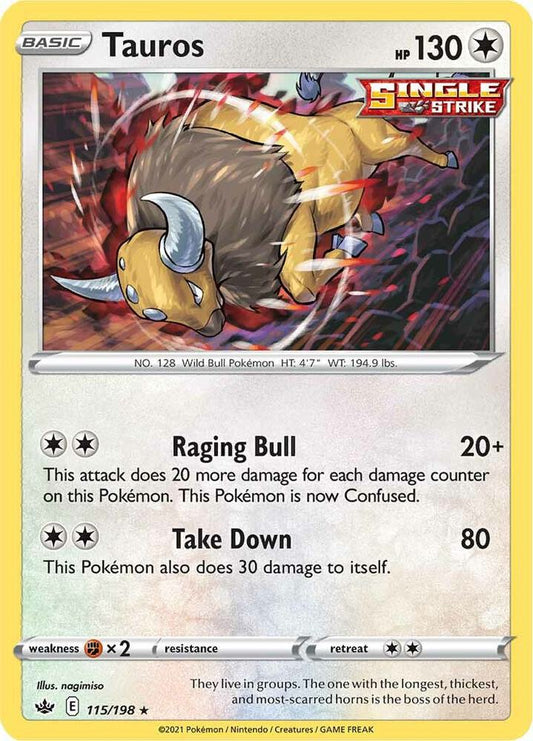 Tauros [SWSH06: Chilling Reign] 115/198