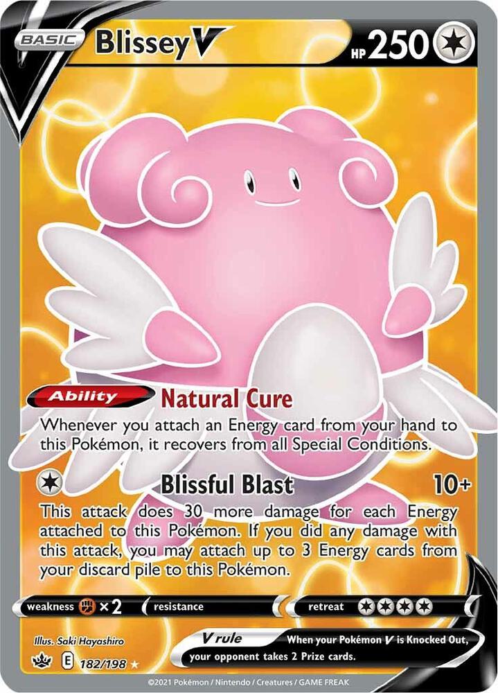 Blissey V (Full Art) [SWSH06: Chilling Reign] 182/198