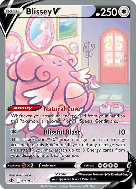 Blissey V (Alternate Full Art) [SWSH06: Chilling Reign] 183/198