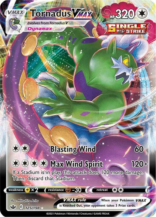 Tornadus VMAX [SWSH06: Chilling Reign] 125/198