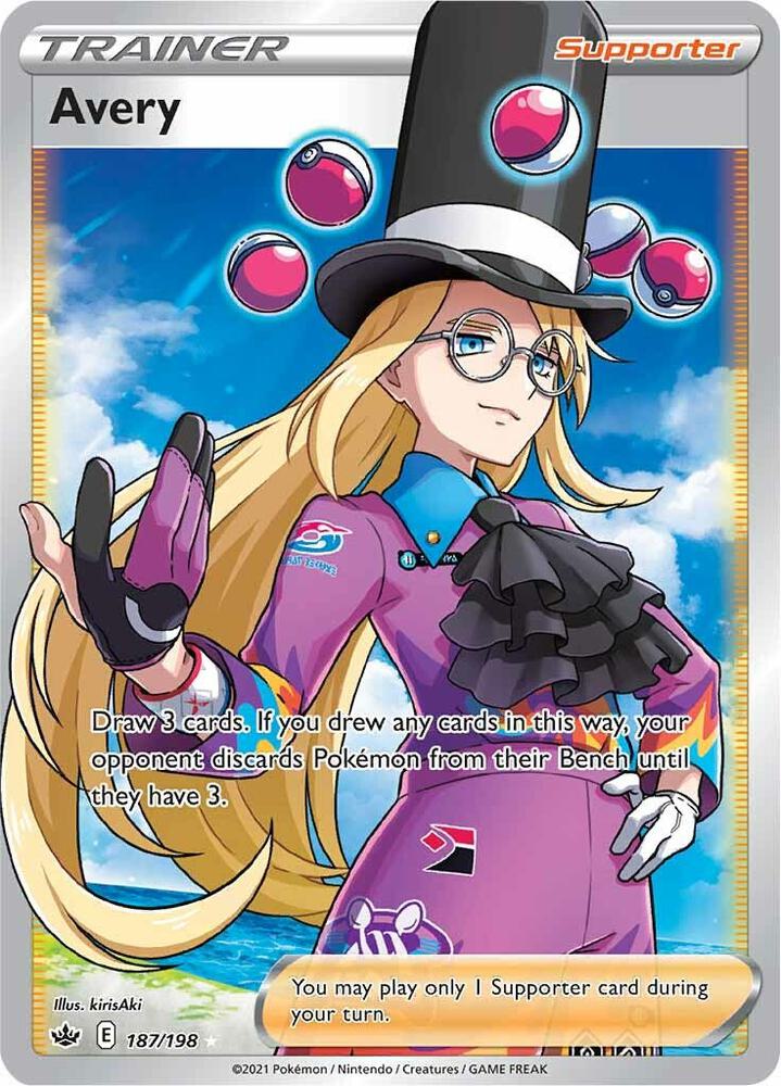Avery (Full Art) [SWSH06: Chilling Reign] 187/198
