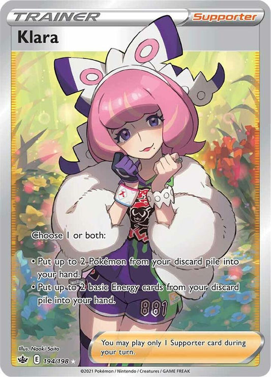 Klara (Full Art) [SWSH06: Chilling Reign] 194/198