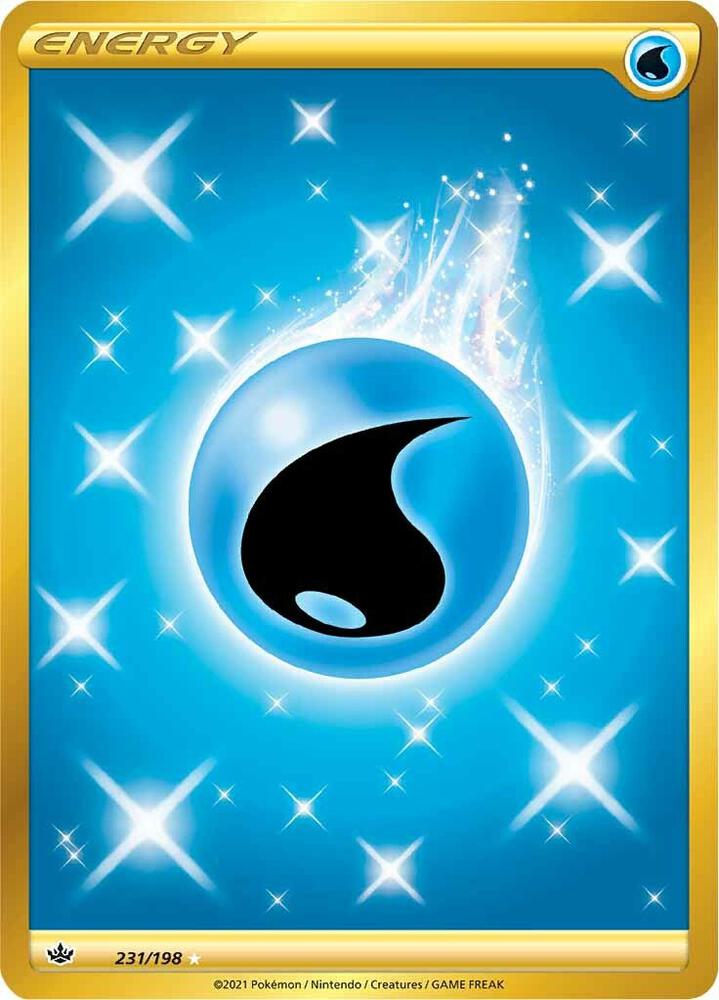 Water Energy (Secret) [SWSH06: Chilling Reign] 231/198