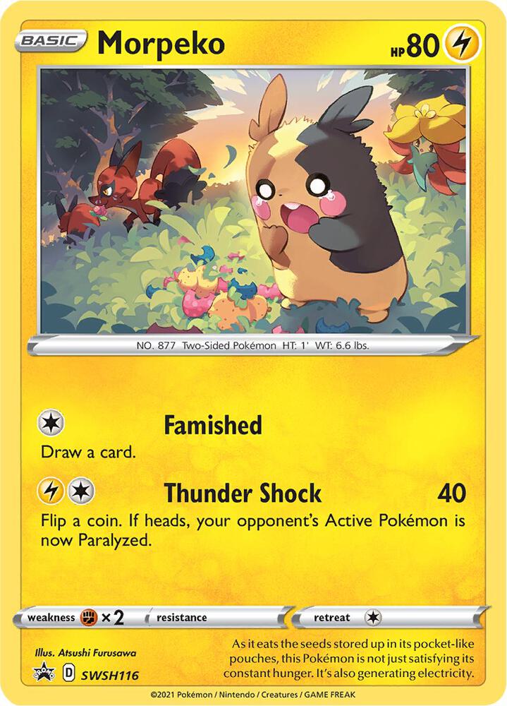 Morpeko - SWSH116 [SWSH: Sword & Shield Promo Cards] SWSH116