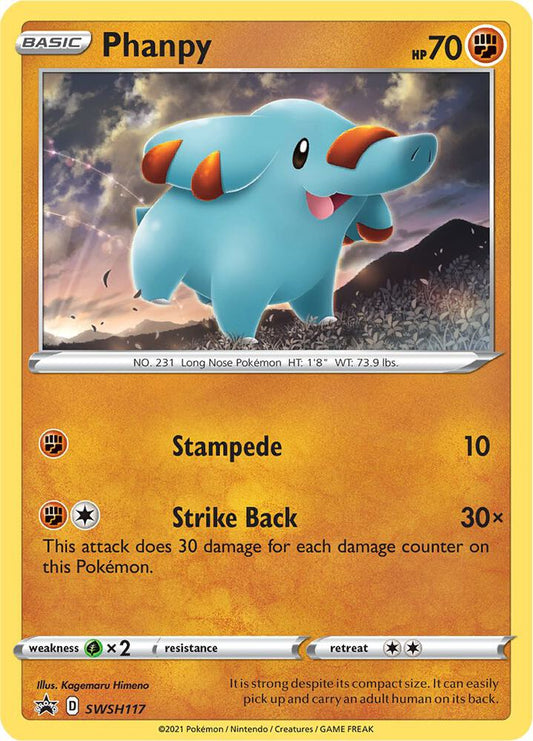 Phanpy - SWSH117 [SWSH: Sword & Shield Promo Cards] SWSH117
